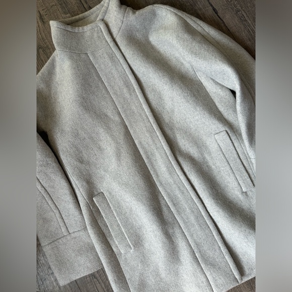 SOLD J. Crew Heather Dusk Wool Blend City Coat - Picture 6 of 10